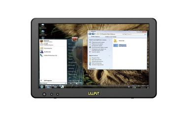 Lilliput 10.1“ LCD USB de Monitor van het Aanrakingsscherm met Comité van de 4 Draad het Weerstand biedende Aanraking/USB-Input