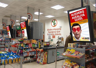 Kleinhandelslcd digitale signage vertoningsmonitors voor Winkelcomplex en Supermarkt