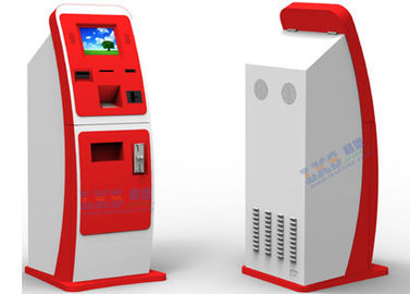 De witte Rode Kiosk van de Rekeningsbetaling, UPS-van de de Automaatetikettering van de Kaartverkoop het Apparaat van de Uitwisselingsvolchers