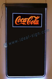 Acryl Fluorescente Geleide Schrijvende Raad/Verlichte Menuraad met Coca-colaembleem