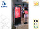 Volledige Interactieve LCD Digitale Signage van HD Kiosk met LEIDEN 450cd/㎡ Achterlicht