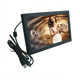 10.1inch LCD van het metaalgeval de Monitor van het Aanrakingsscherm met HDMI+VGA+DVI