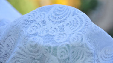 Witte van het de Stoffenhuwelijk van de Jacquardstoffering de Kledingsstof, Breedte 57“/58“